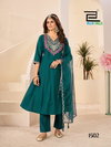 Taj Mahal Vol 15 Blue Hills Top With Bottom Dupatta Exporters In India